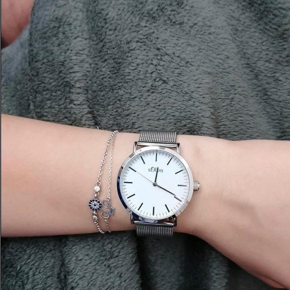 New S.Oliver women's watch stainless steel case and stylish Milanese bracelet - Picture 7 of 7